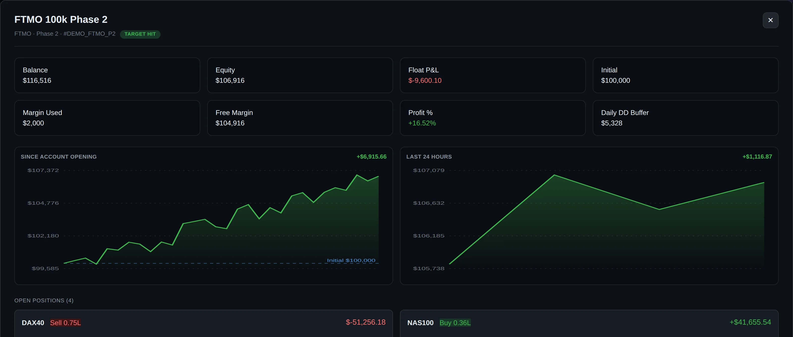 DeckLive dashboard